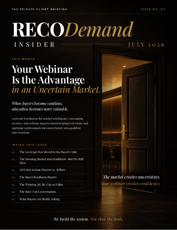 Cover of RECODemand Insider, Issue No. 3, July 2026