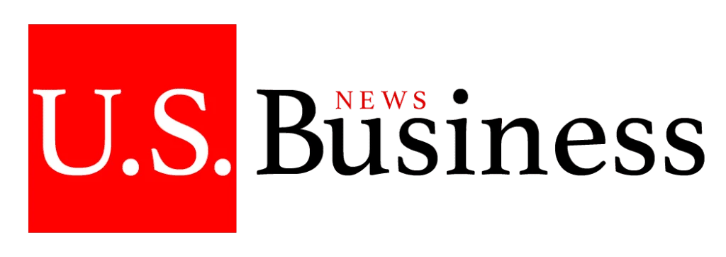 Logo with white text 'U.S.' in a red square followed by black text 'Business' with 'NEWS' in smaller red letters above.